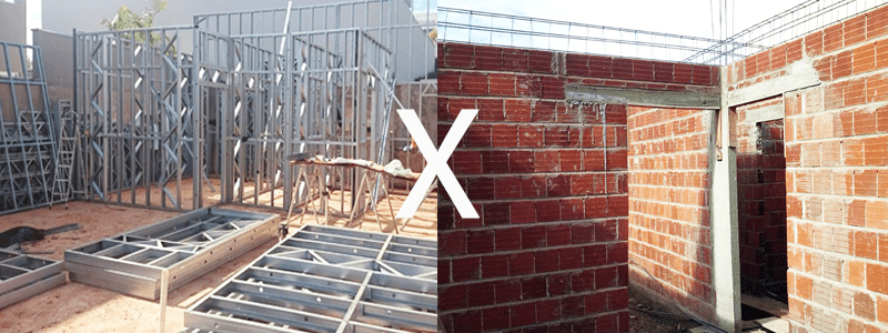 light steel frame vs alvenaria